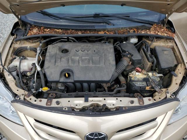 2T1BU4EEXCC841777 - 2012 TOYOTA COROLLA BASE ოქროსფერი ფოტო 11