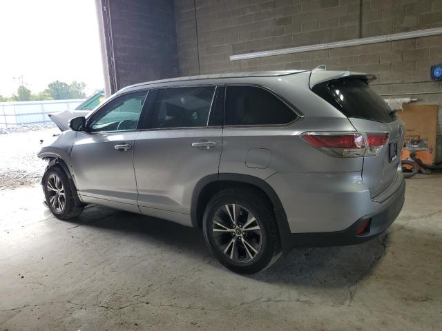 5TDJKRFH4GS344017 - 2016 TOYOTA HIGHLANDER XLE 银色 照片 2