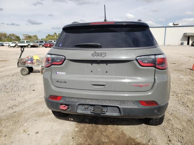 3C4NJDDB1KT668207 - 2019 JEEP COMPASS TRAILHAWK GRAY photo 6