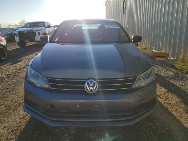 3VW2K7AJ9FM338793 - 2015 VOLKSWAGEN JETTA BASE GRAY photo 5