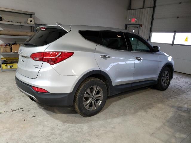 5XYZTDLBXEG139203 - 2014 HYUNDAI SANTA FE S SILVER photo 3