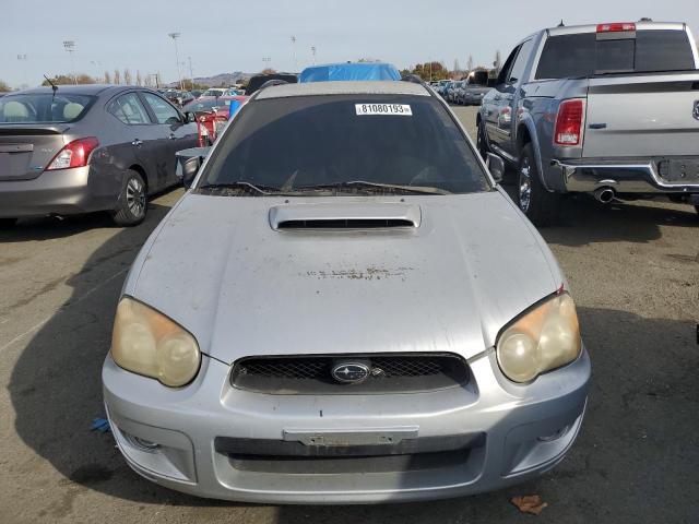 JF1GG29684G812923 - 2004 SUBARU IMPREZA WRX SILVER photo 5