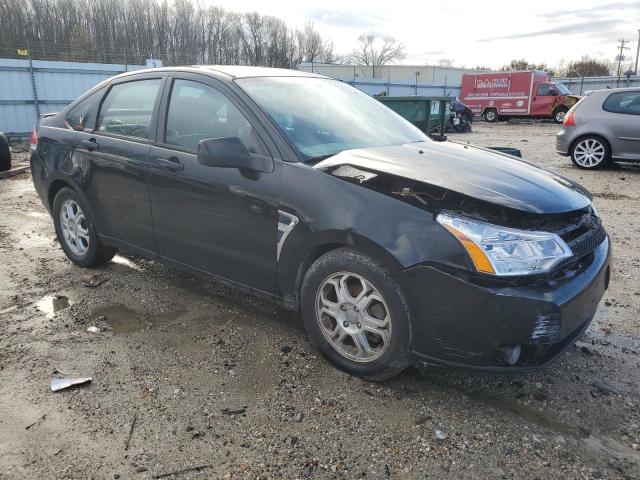 1FAHP35N18W223294 - 2008 FORD FOCUS SE BLACK photo 4