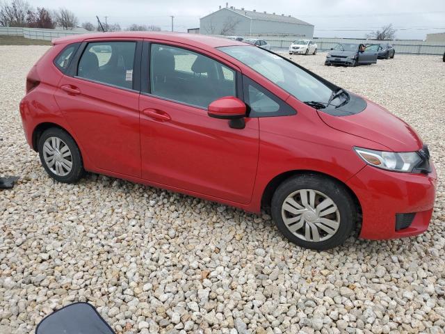 3HGGK5H54FM711214 - 2015 HONDA FIT LX RED photo 4