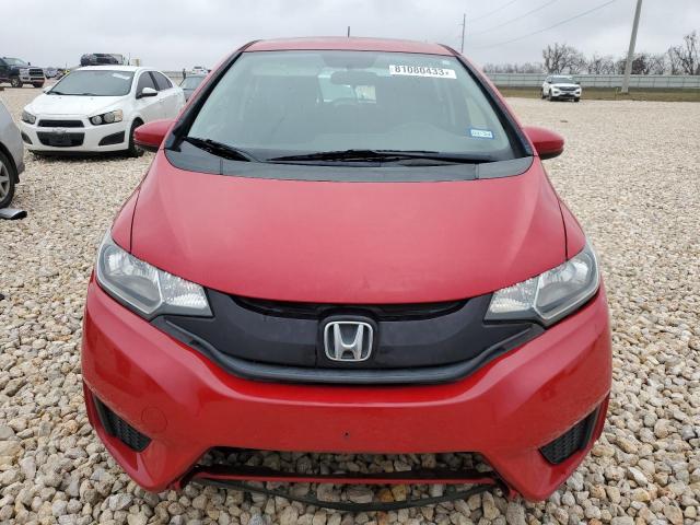 3HGGK5H54FM711214 - 2015 HONDA FIT LX RED photo 5