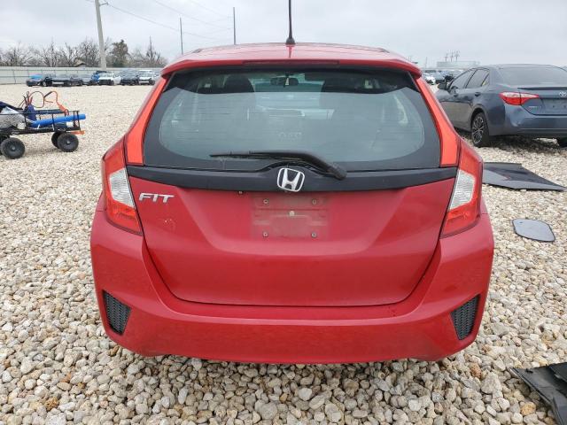 3HGGK5H54FM711214 - 2015 HONDA FIT LX RED photo 6