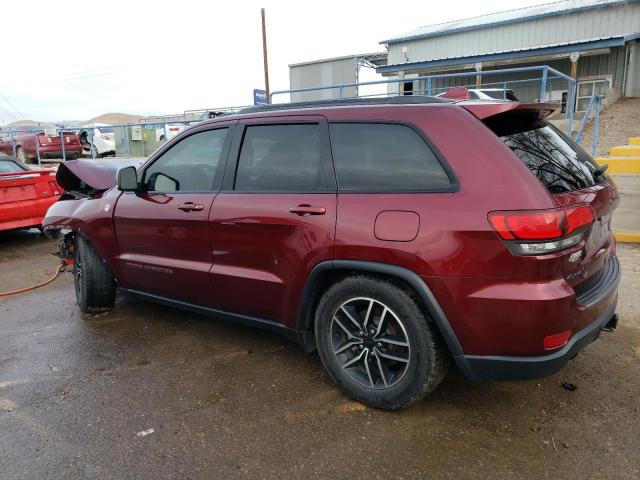 1C4RJFLG7LC289266 - 2020 JEEP GRAND CHER TRAILHAWK BURGUNDY photo 2