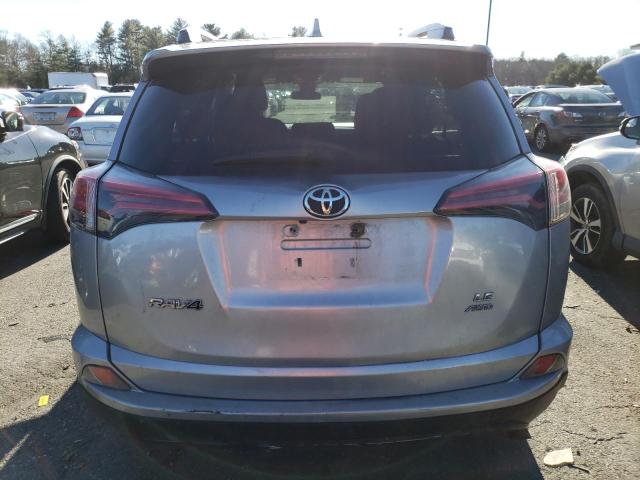 2T3BFREV0HW603120 - 2017 TOYOTA RAV4 LE SILVER photo 6