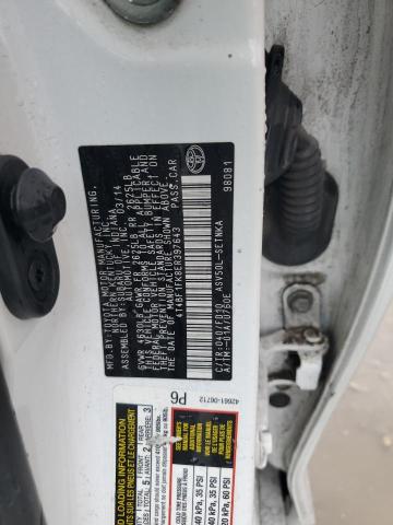 4T4BF1FK8ER397643 - 2014 TOYOTA CAMRY L Սպիտակ լուսանկար 12