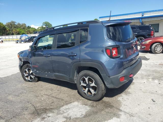 ZACNJDC12MPM35100 - 2021 JEEP RENEGADE TRAILHAWK BLUE photo 2