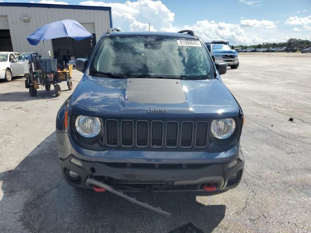 ZACNJDC12MPM35100 - 2021 JEEP RENEGADE TRAILHAWK BLUE photo 5