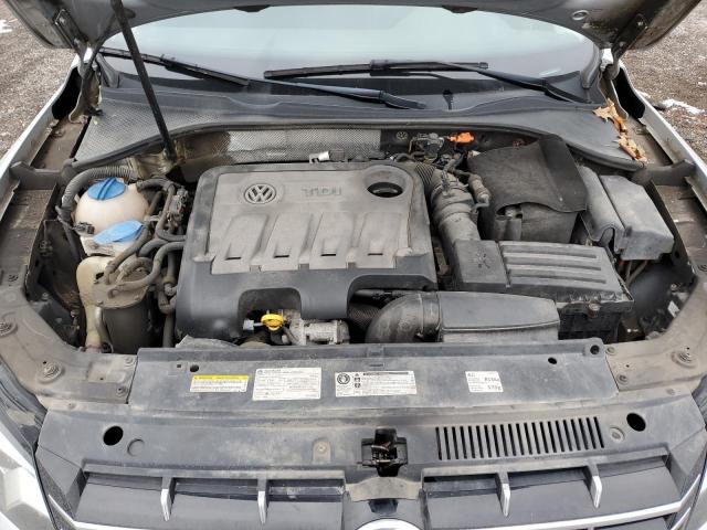 1VWCN7A33EC084754 - 2014 VOLKSWAGEN PASSAT SEL SILVER photo 11