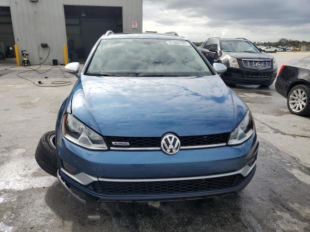 3VWH17AU2HM508325 - 2017 VOLKSWAGEN GOLF ALLTR S BLUE photo 5