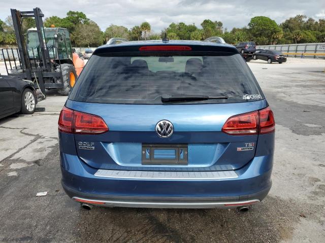 3VWH17AU2HM508325 - 2017 VOLKSWAGEN GOLF ALLTR S BLUE photo 6