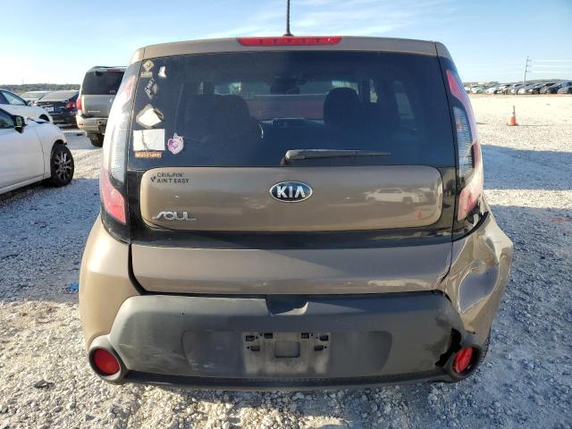 KNDJN2A23E7094729 - 2014 KIA SOUL BROWN photo 6