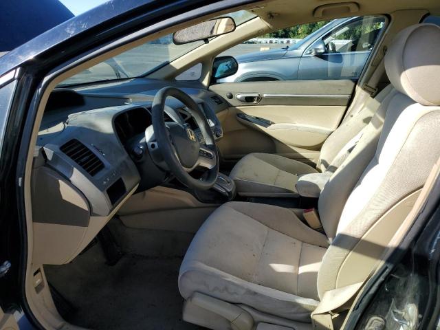 1HGFA16836L098332 - 2006 HONDA CIVIC EX BLACK photo 7