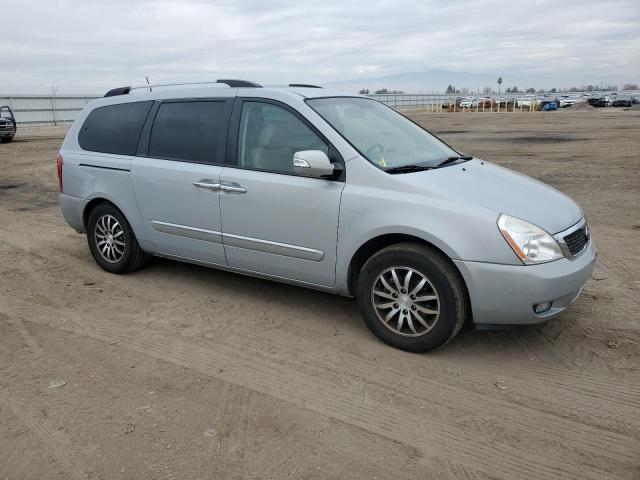 KNDMH4C77C6457903 - 2012 KIA SEDONA EX SILVER photo 4