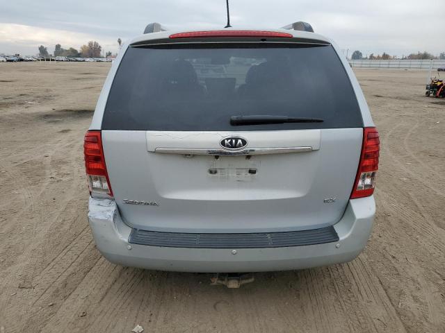 KNDMH4C77C6457903 - 2012 KIA SEDONA EX SILVER photo 6