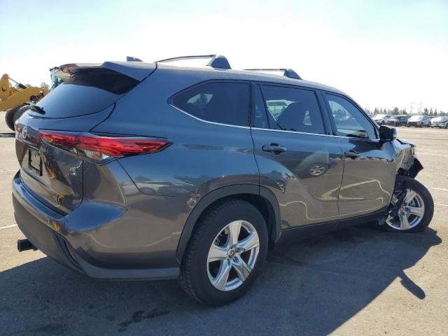 5TDCZRAH8LS008960 - 2020 TOYOTA HIGHLANDER L ნაცრისფერი ფოტო 3