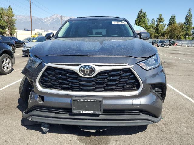 5TDCZRAH8LS008960 - 2020 TOYOTA HIGHLANDER L ნაცრისფერი ფოტო 5