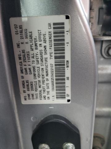 19UUA66257A022107 - 2007 ACURA TL SILVER photo 12