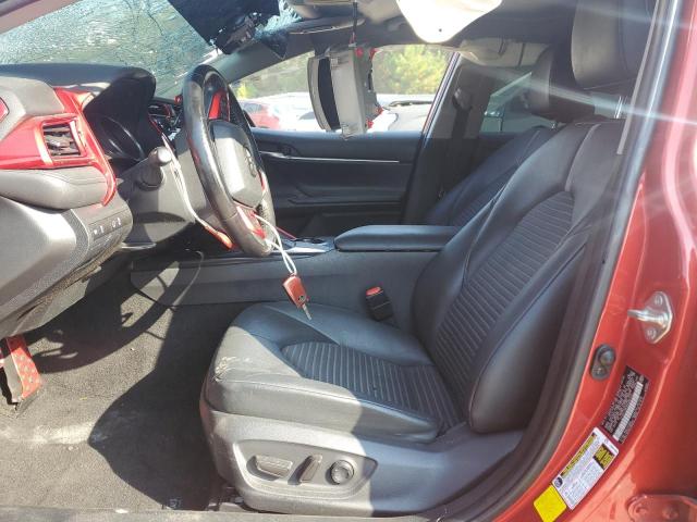 4T1B11HK5KU285724 - 2019 TOYOTA CAMRY L RED photo 7