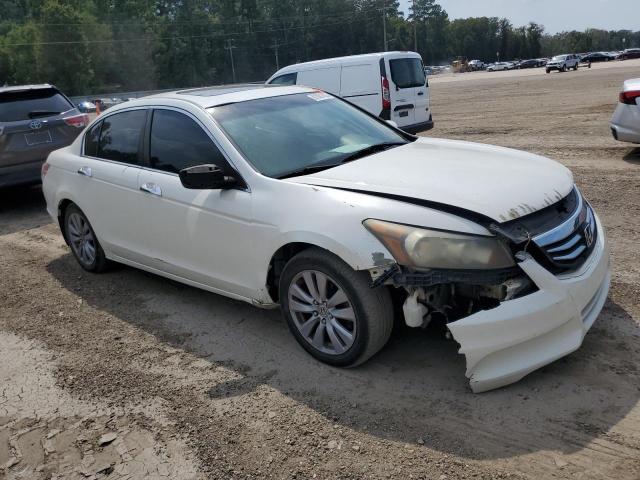 5KBCP3F84BB003187 - 2011 HONDA ACCORD EXL WHITE photo 4