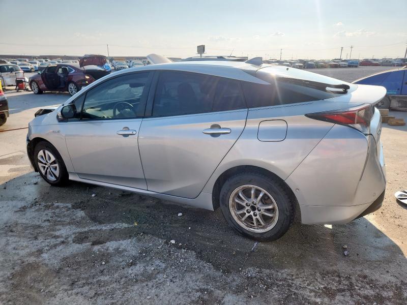 JTDKARFU3J3547218 - 2018 TOYOTA PRIUS ვერცხლისფერი ფოტო 2