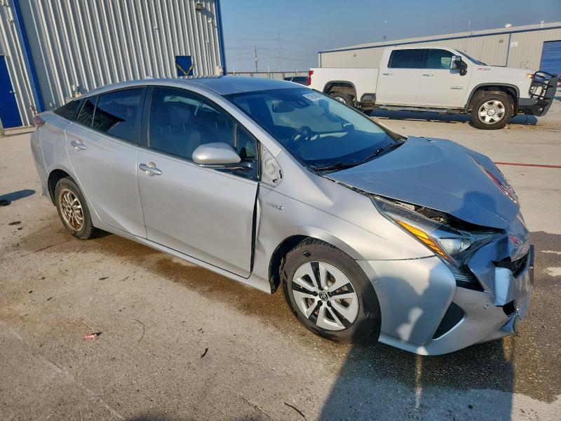 JTDKARFU3J3547218 - 2018 TOYOTA PRIUS ვერცხლისფერი ფოტო 4