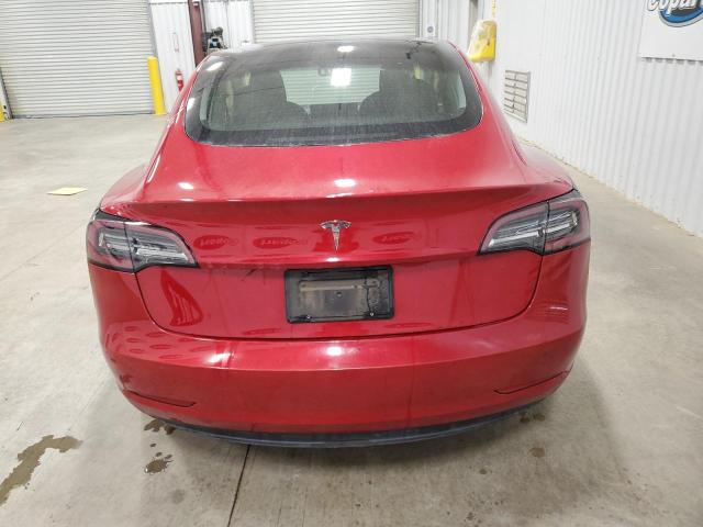 5YJ3E1EA3NF372236 - 2022 TESLA MODEL 3 RED photo 6