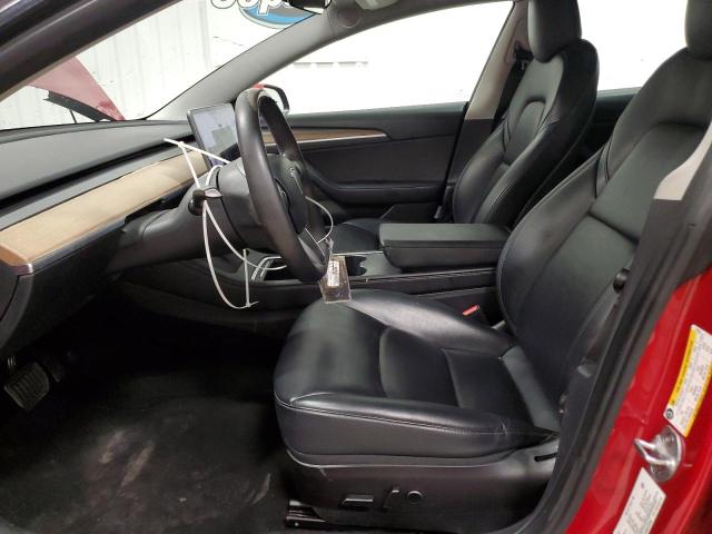 5YJ3E1EA3NF372236 - 2022 TESLA MODEL 3 RED photo 7
