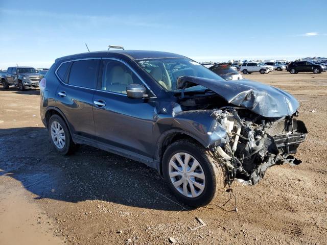 KNMAT2MT4FP569946 - 2015 NISSAN ROGUE S BLUE photo 4