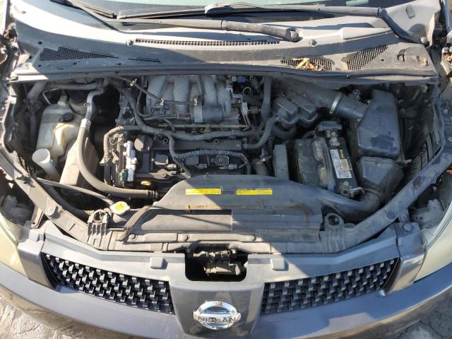 5N1BV28U86N111545 - 2006 NISSAN QUEST S GRAY photo 12