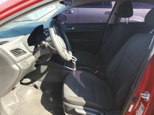 3KPC24A64LE117156 - 2020 HYUNDAI ACCENT SE RED photo 7