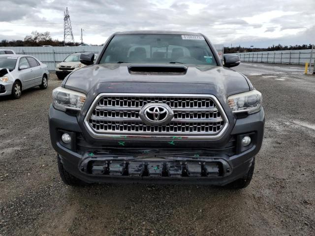 3TMDZ5BN3GM012387 - 2016 TOYOTA TACOMA DOUBLE CAB CHARCOAL photo 5