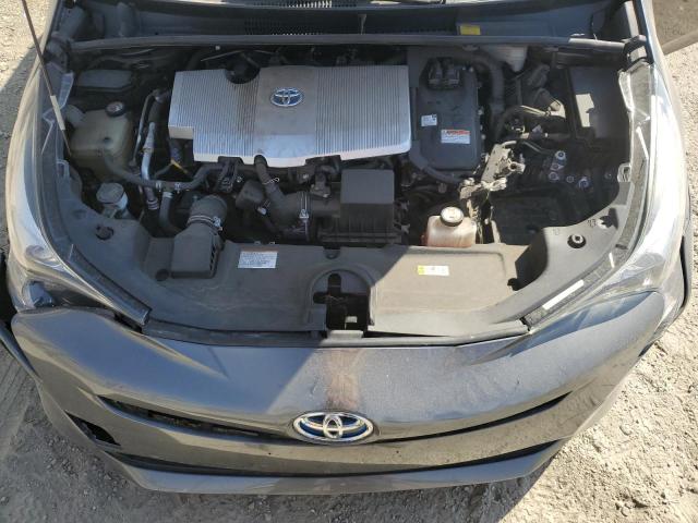 JTDKBRFU4J3583447 - 2018 TOYOTA PRIUS GRAY photo 11