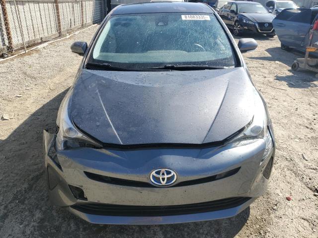 JTDKBRFU4J3583447 - 2018 TOYOTA PRIUS GRAY photo 5