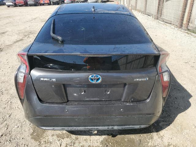 JTDKBRFU4J3583447 - 2018 TOYOTA PRIUS GRAY photo 6