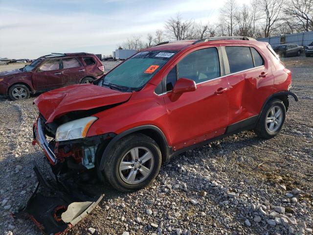 3GNCJLSB5FL188902 - 2015 CHEVROLET TRAX 1LT RED photo 1