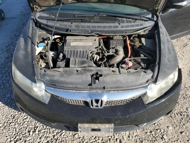 JHMFA36229S008537 - 2009 HONDA CIVIC HYBRID შავი ფოტო 11