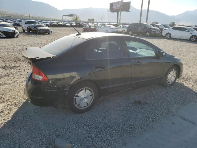 JHMFA36229S008537 - 2009 HONDA CIVIC HYBRID შავი ფოტო 3