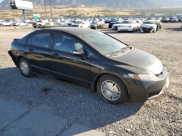 JHMFA36229S008537 - 2009 HONDA CIVIC HYBRID შავი ფოტო 4