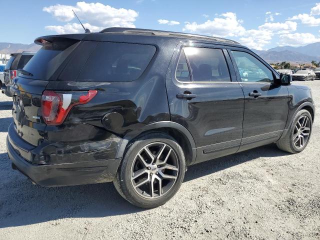 1FM5K8GT1JGA56158 - 2018 FORD EXPLORER SPORT Negro foto 3