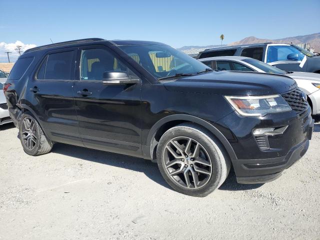 1FM5K8GT1JGA56158 - 2018 FORD EXPLORER SPORT Negro foto 4