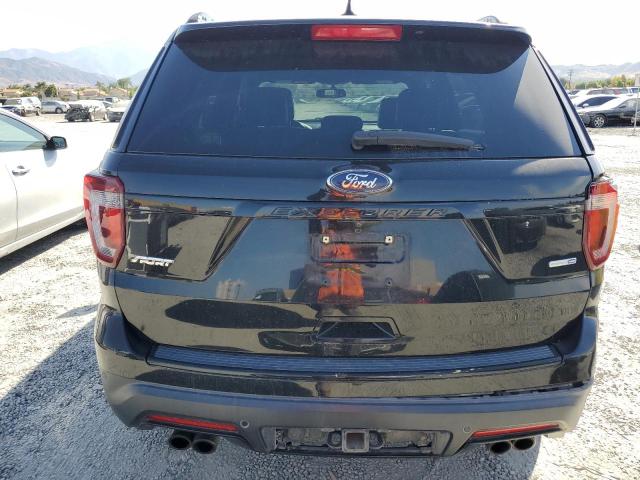 1FM5K8GT1JGA56158 - 2018 FORD EXPLORER SPORT Negro foto 6
