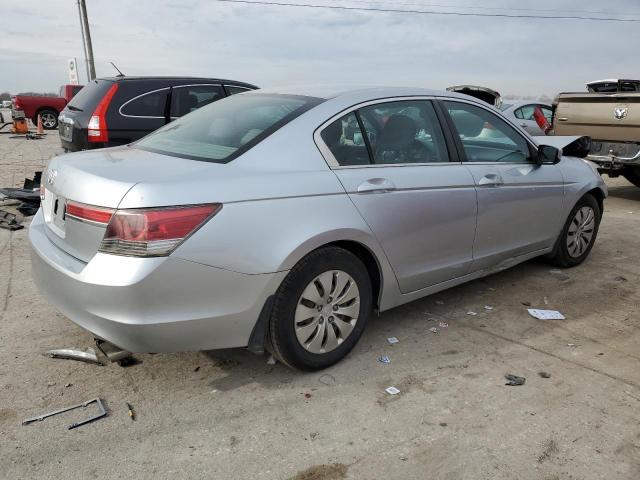 1HGCP2F39CA207282 - 2012 HONDA ACCORD LX SILVER photo 3