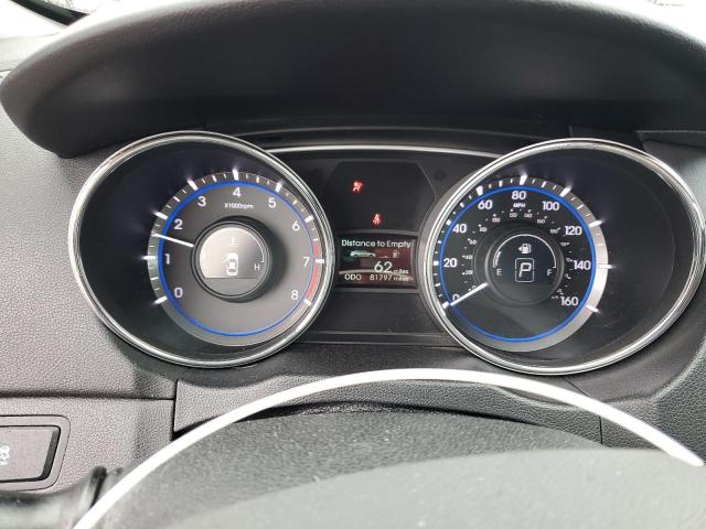 5NPEC4AC6DH794816 - 2013 HYUNDAI SONATA SE RED photo 9