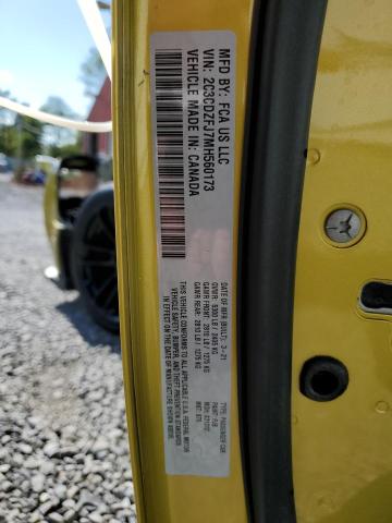 2C3CDZFJ7MH560173 - 2021 DODGE CHALLENGER R/T SCAT PACK GREEN photo 13