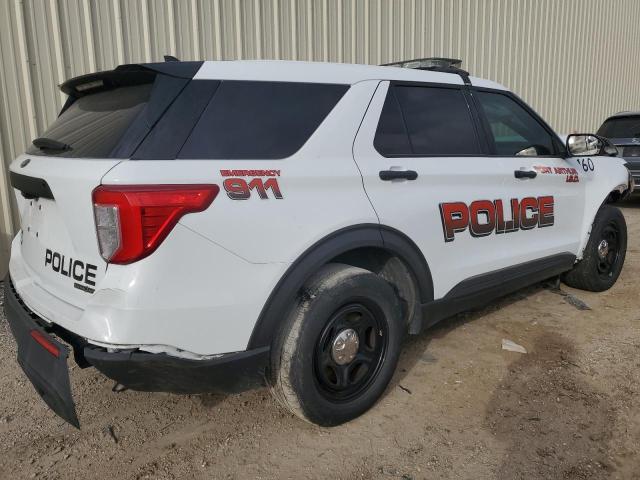 1FM5K8AB6LGD08201 - 2020 FORD EXPLORER POLICE INTERCEPTOR 白色 照片 3