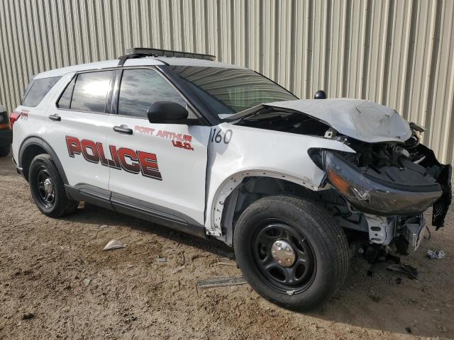1FM5K8AB6LGD08201 - 2020 FORD EXPLORER POLICE INTERCEPTOR 白色 照片 4